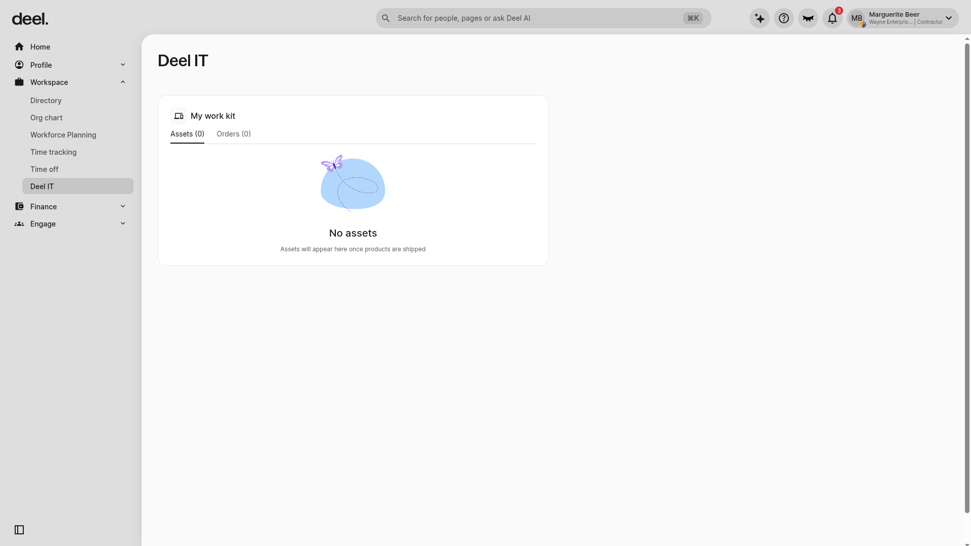 Delivery management access