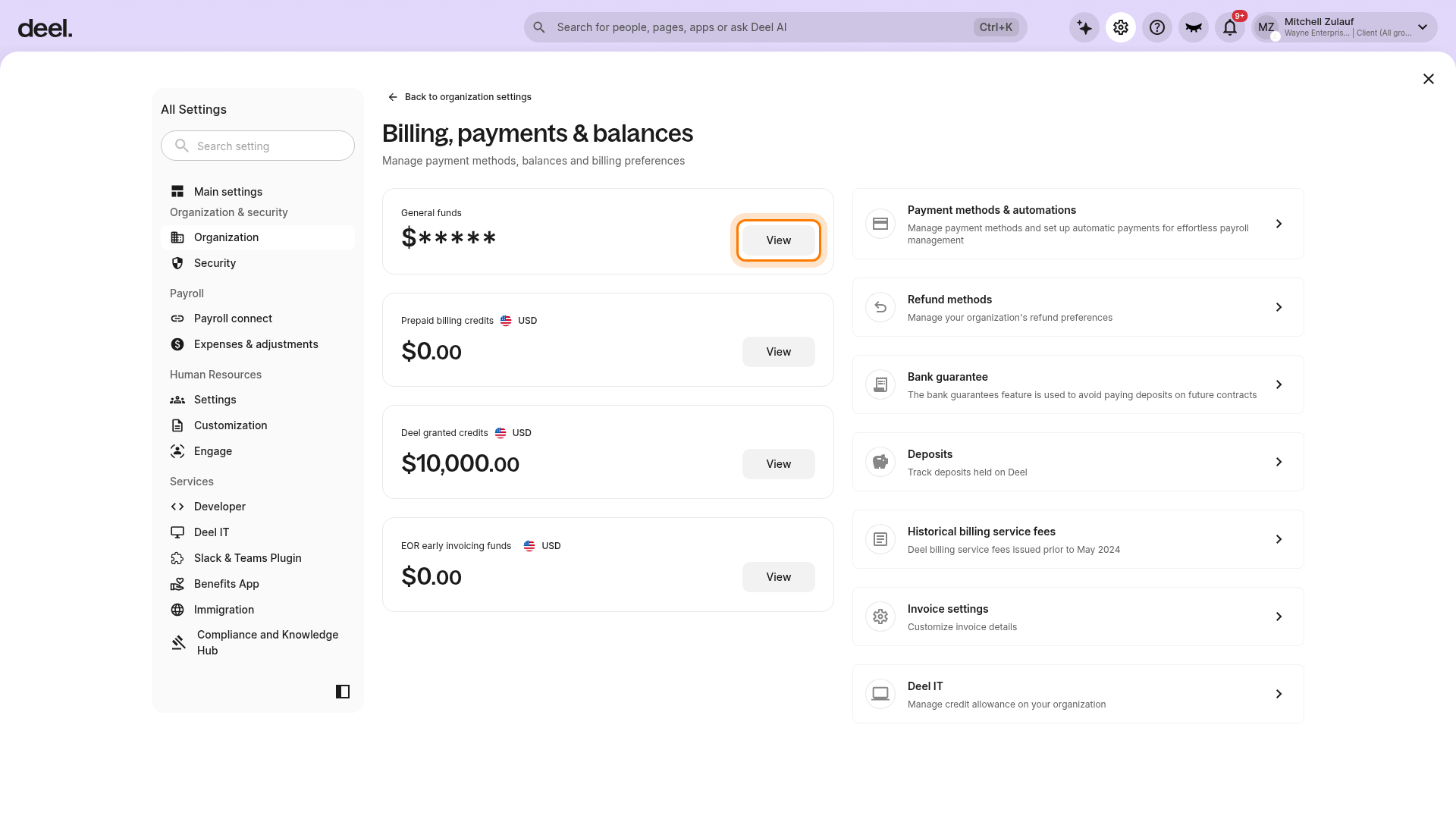 Balance cards