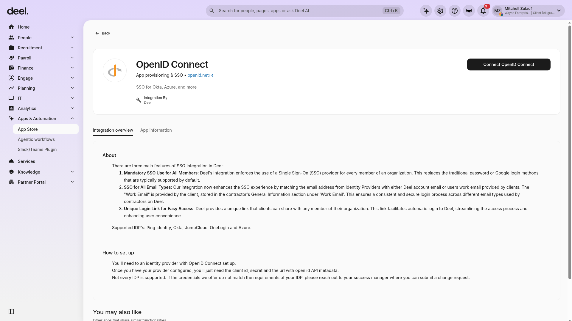 OpenID Connect disconnect state